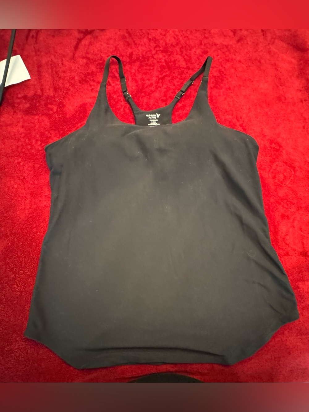 Old Navy Black Scoop-Neck Adjustable-Strap Camisole